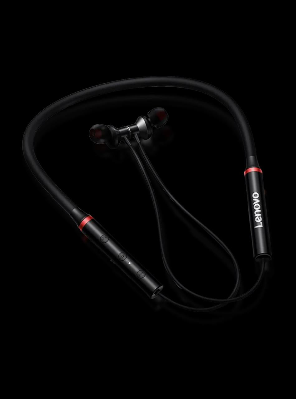 Lenovo G02 Neckband Bluetooth Headset with Dual Speakers – Sports & Music Earphones
