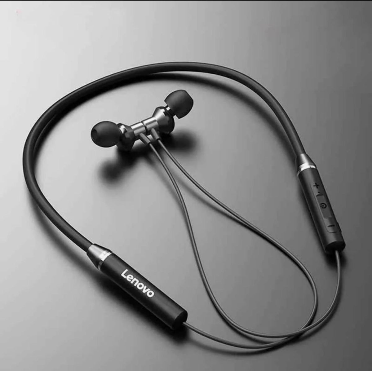 Lenovo G02 Neckband Bluetooth Headset with Dual Speakers – Sports & Music Earphones