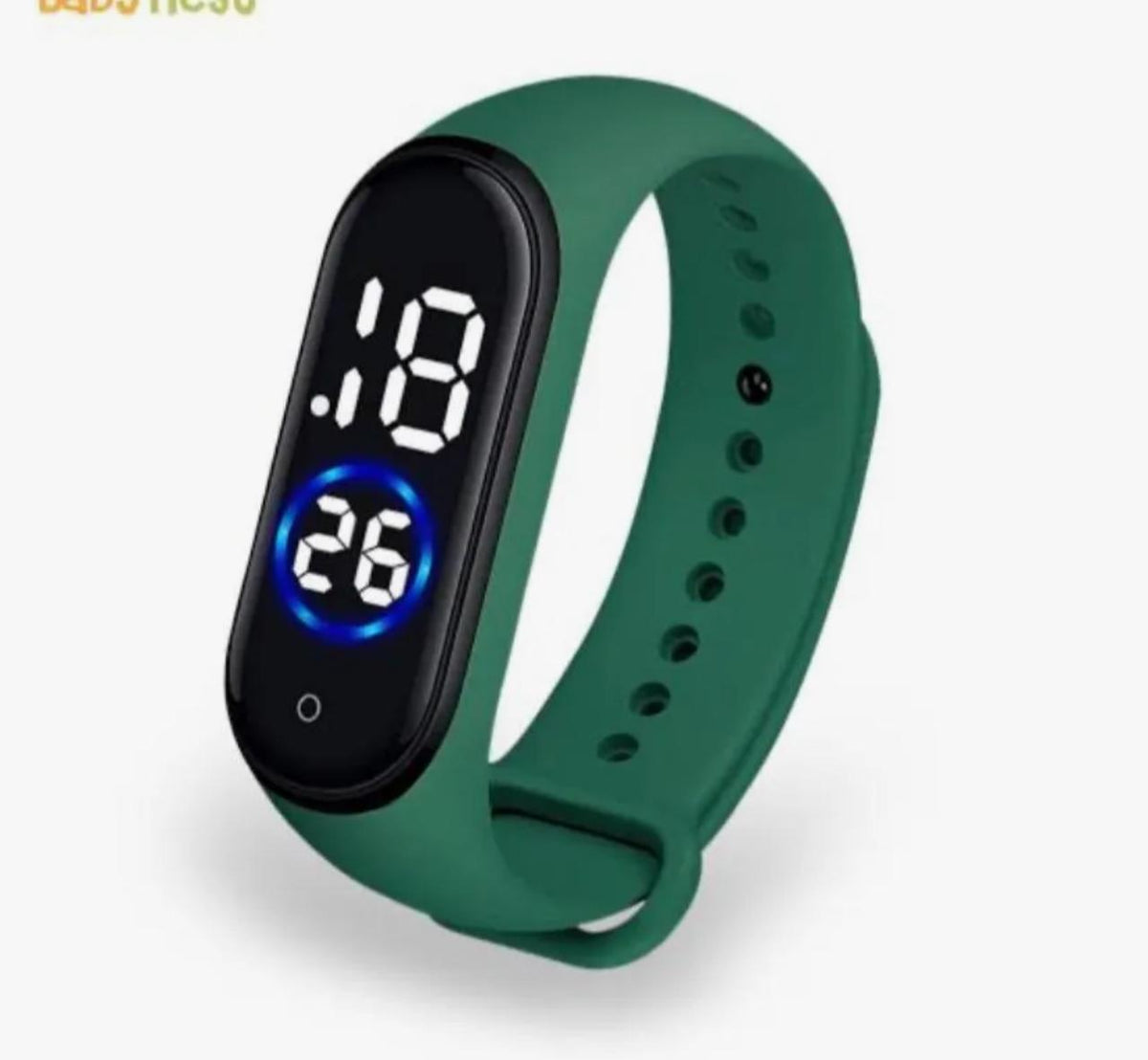 Digital Touch LED M4 Sports Kids Watch, Waterproof, Silicon Strap, Adjustable, Stylish Smart Band for Boys and Girls