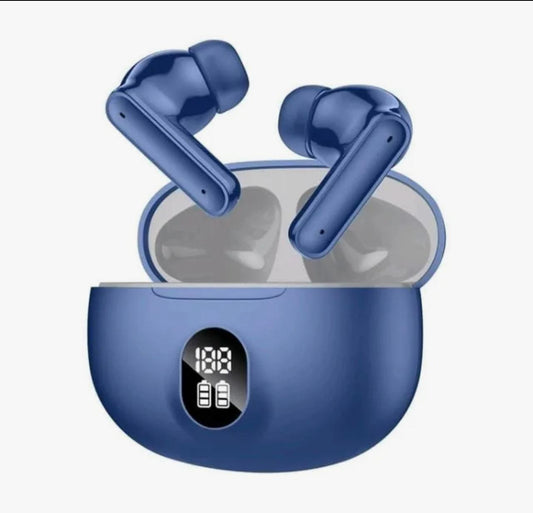 Wireless Earbuds Headphones Bluetooth Earpods Sports Stereo Airbuds Noise Canceling Headphone Microphone Speaker with LED light headphones